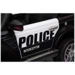 Elektrické autíčko - policajné SUV - XMX601 - čierno-biele